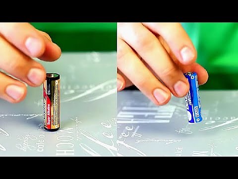 Not everyone knows! How To Test Any AA Battery WITHOUT a Multimeter