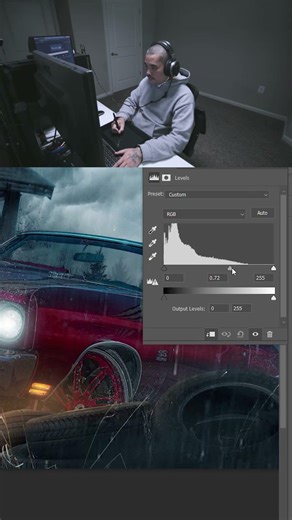 How I Darken Areas in Photoshop Using Levels