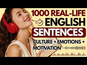 Speak English Naturally with 1000 Real-Life Sentences | Sound Fluent & Confident Every Day