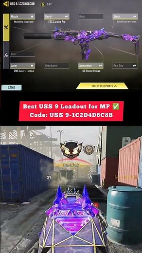Best USS 9 [Eldritch Geode] 🔮 Loadout for MP ✅ 2026 | Zero Recoil SMG Build | COD Mobile