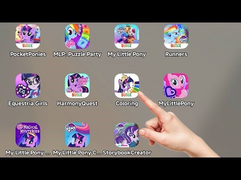 My Little Pony All Games Android: Equestria Girls,Puzzle Party,Harmony Quest,Color by Numbers,World