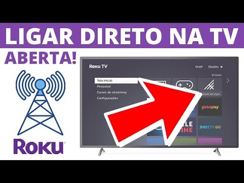 Roku TV Aoc - Ligar direto na TV Aberta