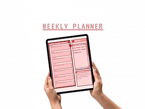 Weekly Planner Digital Tracker Notes Goals Week Planner Computer Aesthetic Planner Goals Template Organized by Week Student Teacher Planner - Etsy Australia
