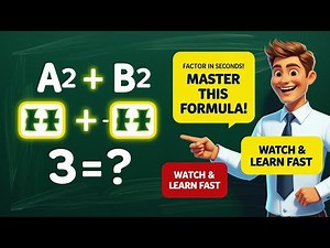 Basic Factorisation Using a2+b2 Formula