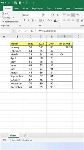 944K views · 7.5K reactions | Average Tricks in Excel  #exceltips #exceltricks #exceltutorial #Excel | computernotion | Facebook