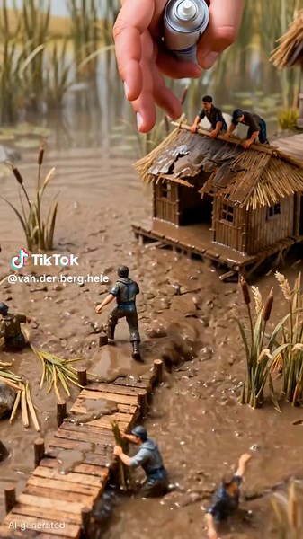 little people in Lilliput are in trouble. Come and help them! 🧌🆘 #miniworld #tinyworld #miniature #oddlysatisfying #sleepcontent #fyp
