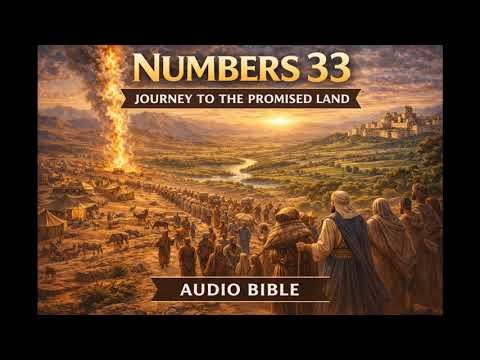 📖 Numbers 33 (Audio Bible) | Israel’s Journey Recounted | Remembering the Way God Led