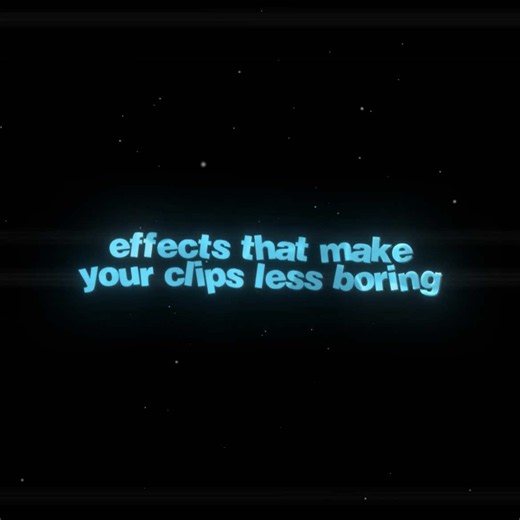 Creative Video Effects to Make Clips Less Boring