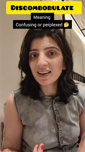 Stop Saying Confused! Use “Discombobulate” Instead 🤯#english #learn english #daily english #shorts