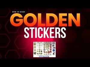 How To Make Golden Stickers | Complete Process | UV Flatbed Printer | 8377907080