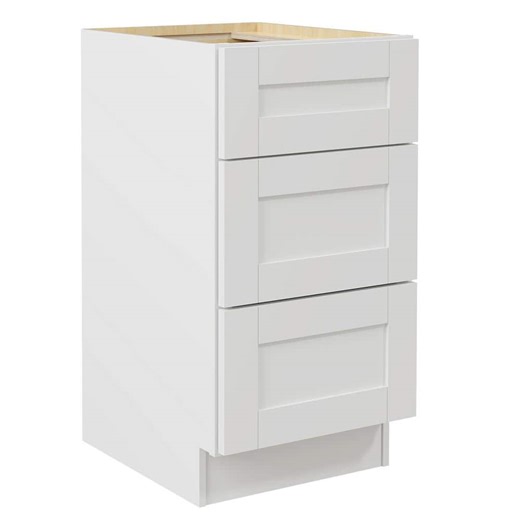 Reviews for MILL'S PRIDE Richmond Verona White 34.5 in. H x 18 in. W x 24 in. D Plywood Laundry Room Drawer Base Cabinet with 0 Shelves | Pg 3 - The Home Depot