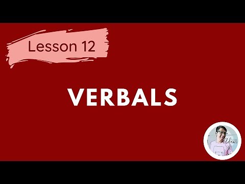 Grade 7 | Lesson 12 - Verbals | Teacher Adam Concepcion