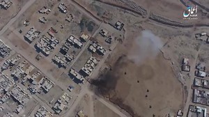 44K views · 156 reactions | ISIS drone bomb destroys Iraqi army Humvee carrying ammunition near Mosul | Breaking911 | Facebook