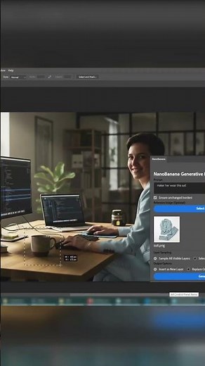 NEW: Nano Banana Generative Fill for Photoshop