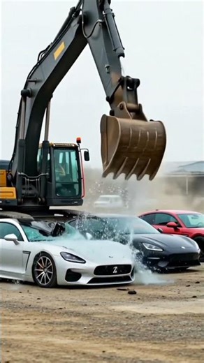 Bulldozer & Excavator Destroy Luxury House, Cars & SUV 😱 | Insane Heavy Machinery Destruction