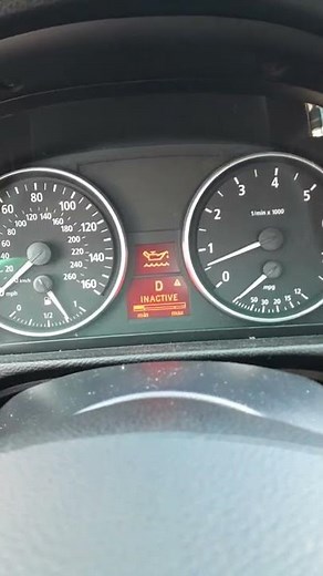 bmw 3 series INACTIVE oil level.