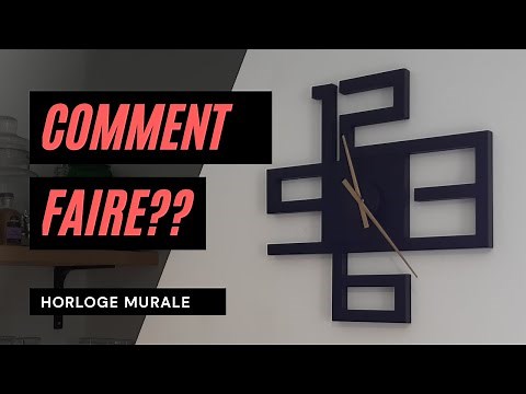 Comment fabriquer une HORLOGE Murale DIY