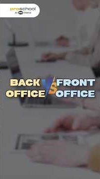 Back Office vs Front Office | Which Career Is Better? 🚀 #backoffice #frontoffice #shorts