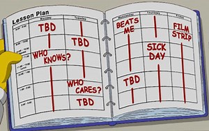 Apathetic Teacher - TV Tropes