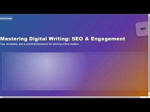 Digital Writing Guide: 10 Beginner Tips for SEO Success