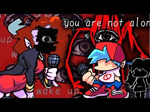 SCARY FRIDAY NIGHT FUNKIN' VIDEO - FNF "YOU ARE NOT ALONE" HORROR by Jammedbone REACTION