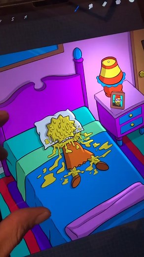 Lisa Simpson Digital Art Process | iPad Procreate Tutorial