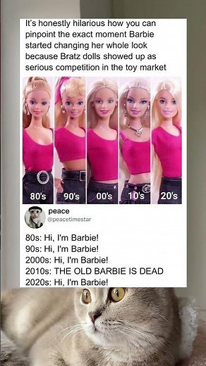 Barbie through the decades