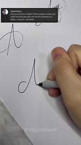 337K views · 9.7K reactions | Doing Letter A samples on paper. #artbyjadmerc | Art by Jadmerc | Facebook