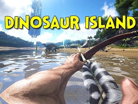 DINOSAUR ISLAND! - Ark: Survival Evolved - Ep.1