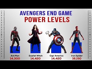 Avengers End Game Power Levels