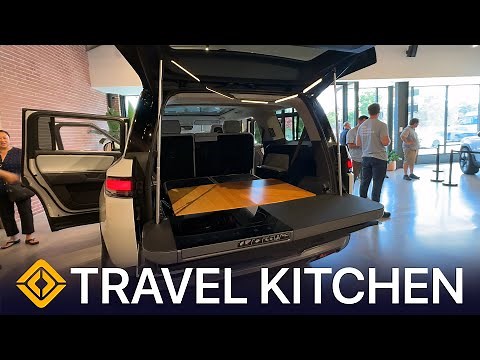 New Rivian Travel Kitchen First Look for R1T, R1S, R2, R3 & R3X!