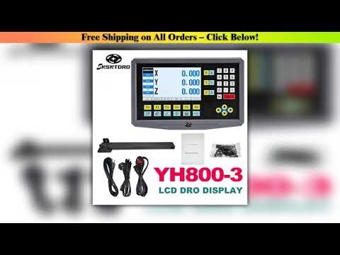 YH800-3 Display LCD DRO 3 Axis Digital Readout 19 Languages TTL AC110V/220V For Milling boring