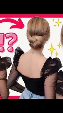 ASTUCE CHIGNON FACILE ✔️ DIY CHIGNON CHEVEUX LONG ✔️ASTUCE COIFFURE FACILE nouvelle coiffure mariage