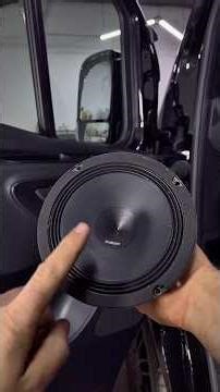 Replacing speakers in Mercedes Sprinter. #automobile #subwoofer #speaker #mercedes