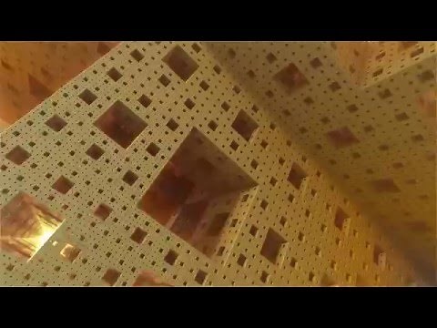 Menger Sponge 4K - Mandelbulber 3D fractal animation