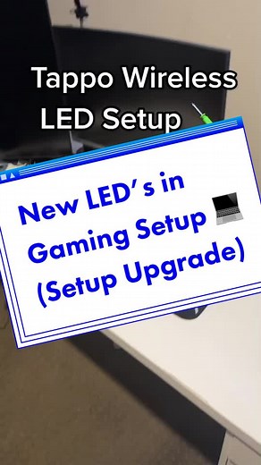 Installing TP-Link LED Strips for Gaming Setup Upgrade