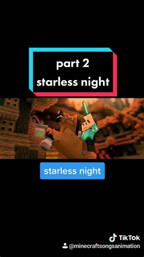 Starless Night Music Video Minecraft Parody