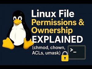 Linux File Permissions & Ownership Explained (chmod, chown, ACLs, umask)