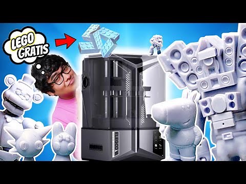 I make my own 3D Figures and Pieces, FREE LEGOS!