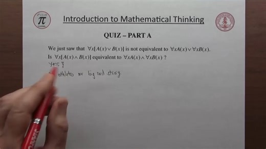 【斯坦福大学公开课】06b Working with quantifiers使用量词