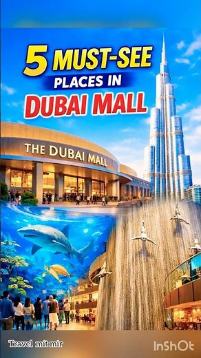 5 Things You Must See in Dobai Mall 🛍️ | Das musst du sehen!#dubai #travel