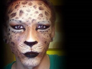 Leopard Mask Makeup Tutorial