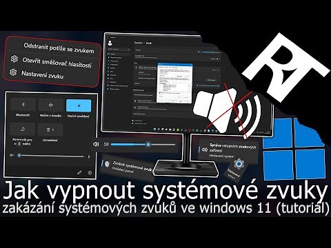 Windows 11 - Jak vypnout systémové zvuky ve Windows - Vypnutí zvuku ve Windows 11 (návod)