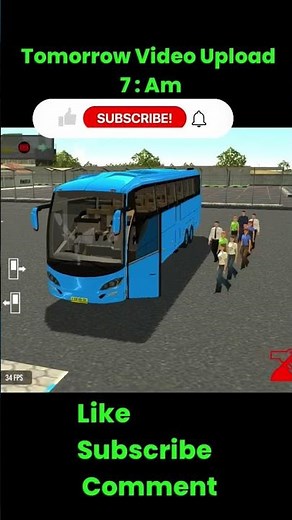 Euro Bus Simulator GameBus IndonesiaBus Simulator Coach Driving 3D #new #bussimulatorindones psrt -1