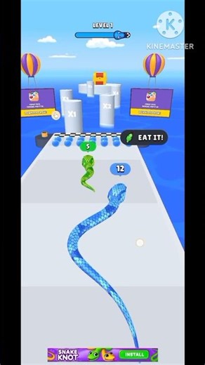 Fun and simple snake game for 🐍Watch till end! #shorts #kidsgame