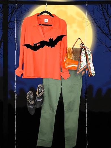 Candy, costumes, and everything spooky — Halloween is finally here! 👻 I love celebrating this holiday however I can, whether I'm passing out candy or dressing up for a party. 🍬 How are you celebrating Halloween? If you're wearing a costume, drop a photo in the comments or send me a picture! 😁 | Kelly Kirk's Cabi Dream