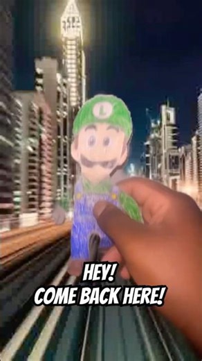 Luigi escaping from Hell #shorts