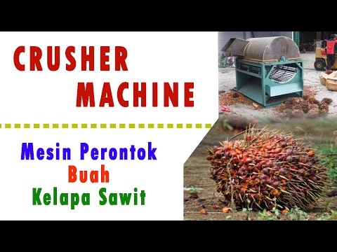 CRUSHER MACHINE | Mesin Perontok Buah Kelapa Sawit