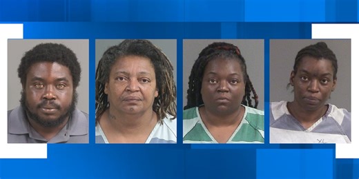 Charleston Police make four arrests in weekend burglary