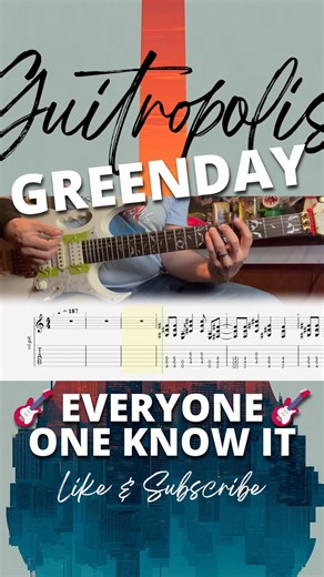 Guitropolis | 🎸 Learn how to play “American Idiot” by Green Day on guitar! This video breaks down the fast power chords, tight rhythm, and attitude that... | Instagram
